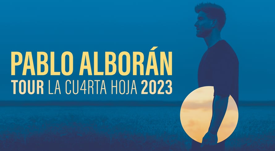 Pablo Alborán: Tour Cu4rta hoja 2023 en Bogotá Colombia