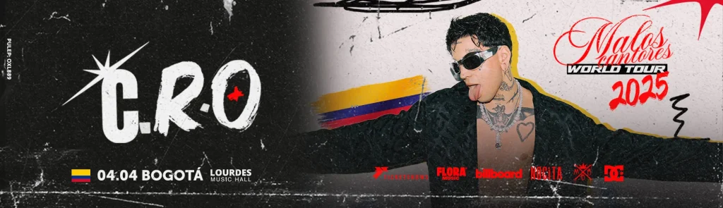 Comprar boletas C.R.O en concierto: Bogotá Colombia 2025